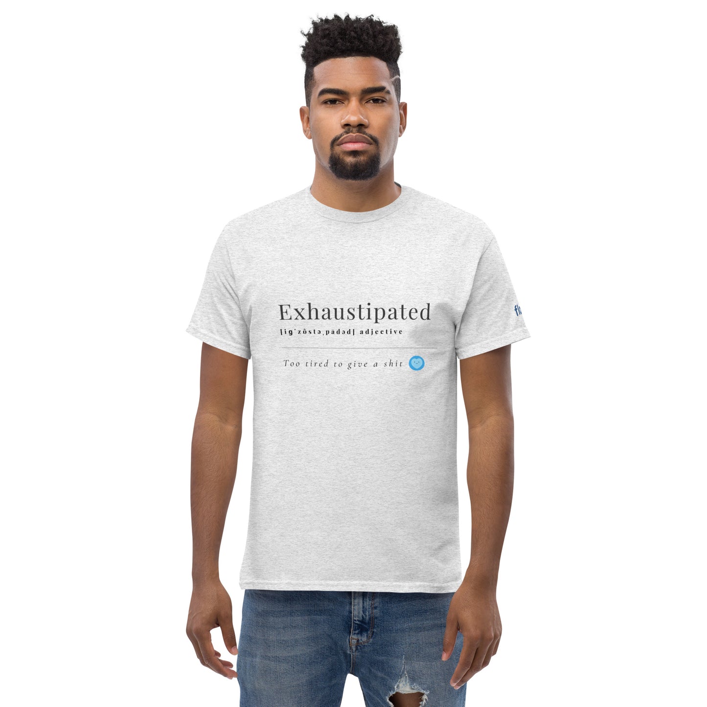 Simple Exhaustipated classic tee