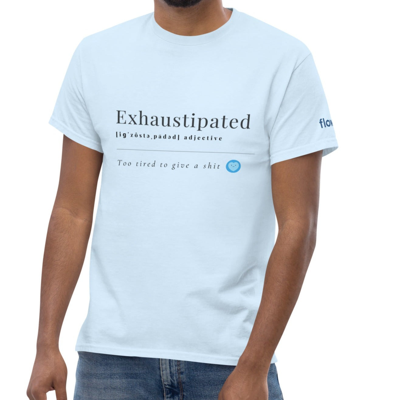 Simple Exhaustipated classic tee