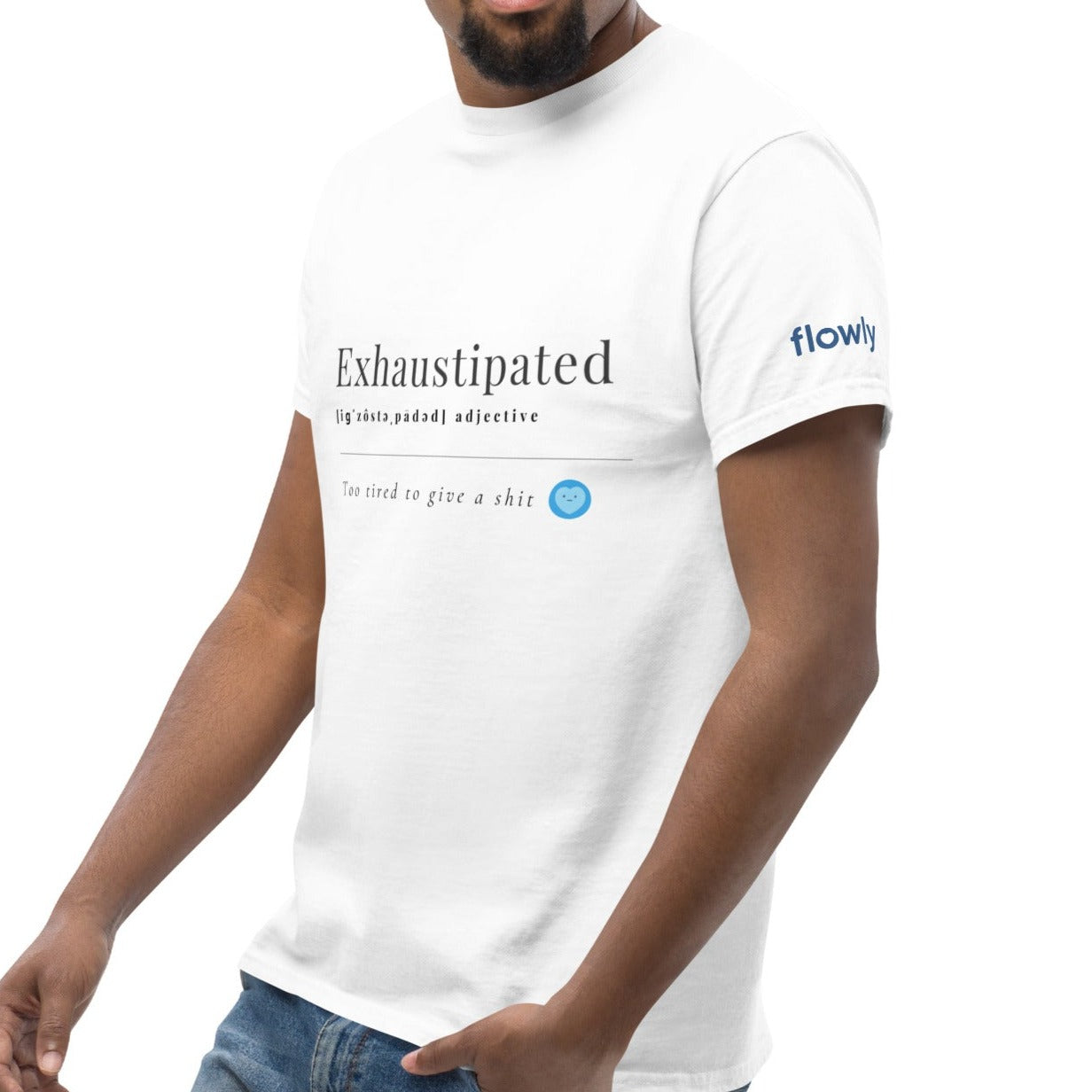 Simple Exhaustipated classic tee