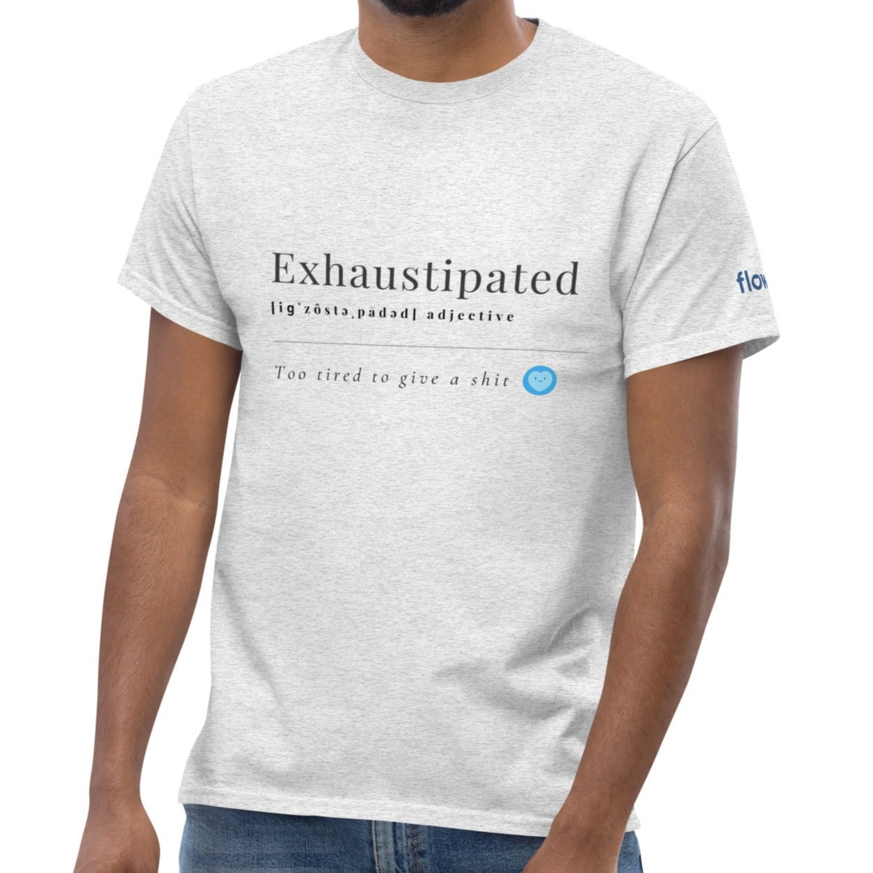 Simple Exhaustipated classic tee
